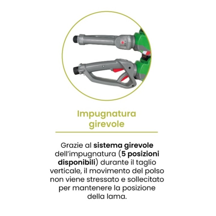 ACTIVE SHARK 1200W cordless hedge trimmer, blade length 60-75 cm | Newgardenmac.com