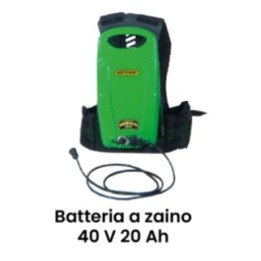 Batteria a zaino ACTIVE 40V 20Ah con caricabatterie incluso e cinghiaggio | Newgardenmac.com