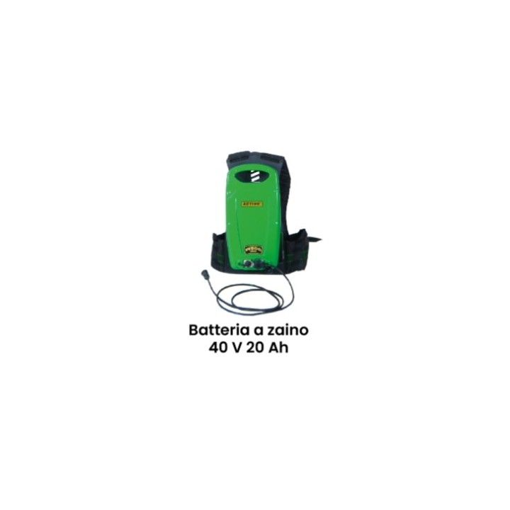 Batterie dorsale ACTIVE 40V 20Ah avec chargeur et sangle inclus | Newgardenmac.com