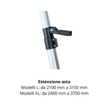 Cosechadora de aceitunas ACTIVE E-5000 de 600 W, alimentada por batería, tamaño L - XL