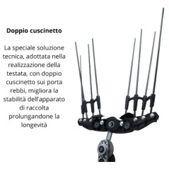 Cosechadora de aceitunas ACTIVE E-5000 de 600 W, alimentada por batería, tamaño L - XL | Newgardenmac.com