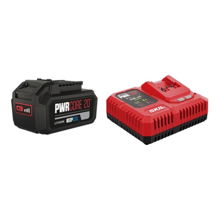 Kit de piles SKIL 3111 AA 20 V 4,0 Ah + chargeur rapide 6,0 A | Newgardenmac.com