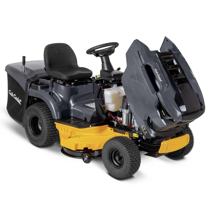 Tractor cortacésped Cub Cadet LT1 R86 de 439 cc, ancho de corte de 86 cm, doble cuchilla, recogida | Newgardenmac.com