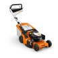STIHL RM 453 T petrol lawnmower, 166 cc, 51 cm cutting width, 55 L grass catcher