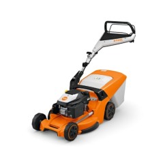STIHL RM 453 T petrol lawnmower, 166 cc, 51 cm cutting width, 55 L grass catcher