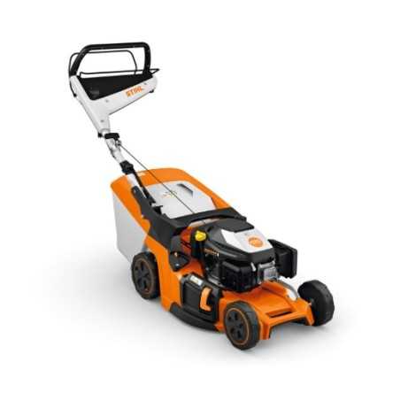 Cortacésped de gasolina STIHL RM 448 V, 166 cc, ancho de corte 46 cm, recolector de césped 52 L | Newgardenmac.com