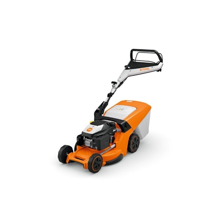 Cortacésped de gasolina STIHL RM 448 V, 166 cc, ancho de corte 46 cm, recolector de césped 52 L | Newgardenmac.com