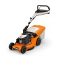 STIHL RM 448 V petrol lawnmower, 166 cc, 46 cm cutting width, 52 L grass catcher