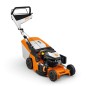 STIHL RM 448 T petrol lawnmower, 166 cc, 46 cm cutting width, 52 L grass catcher