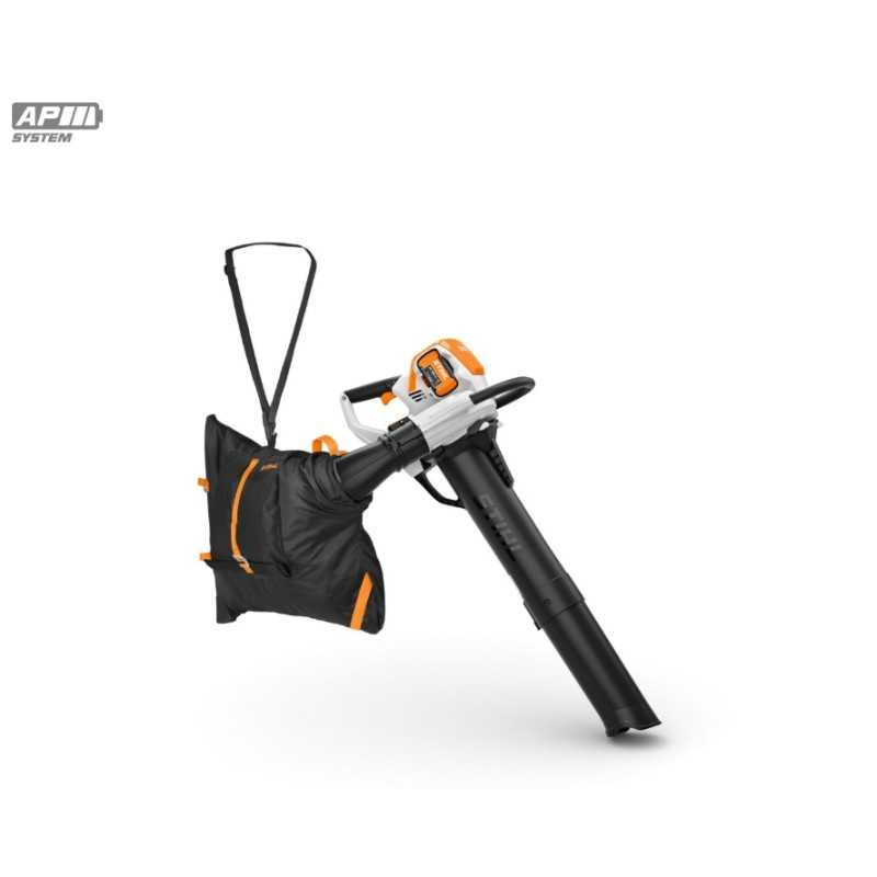 STIHL SHA 140 36V battery-powered shredder/vacuum cleaner with 55 L collection basket