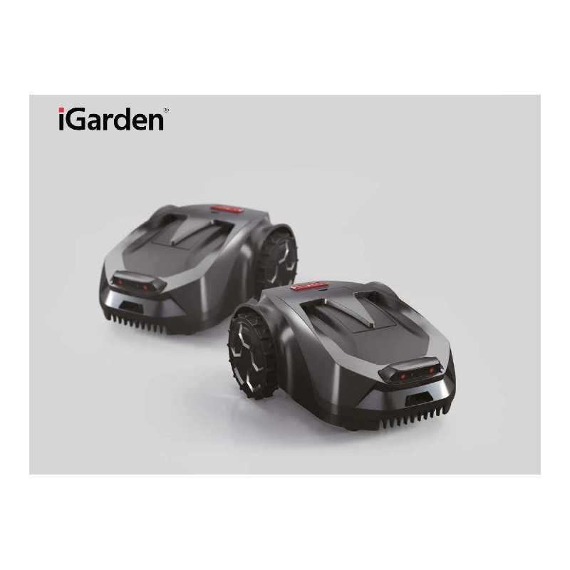 Robot tagliaerba iGarden R35 Wi-Fi - Bluetooth - 4G fino a 800mq