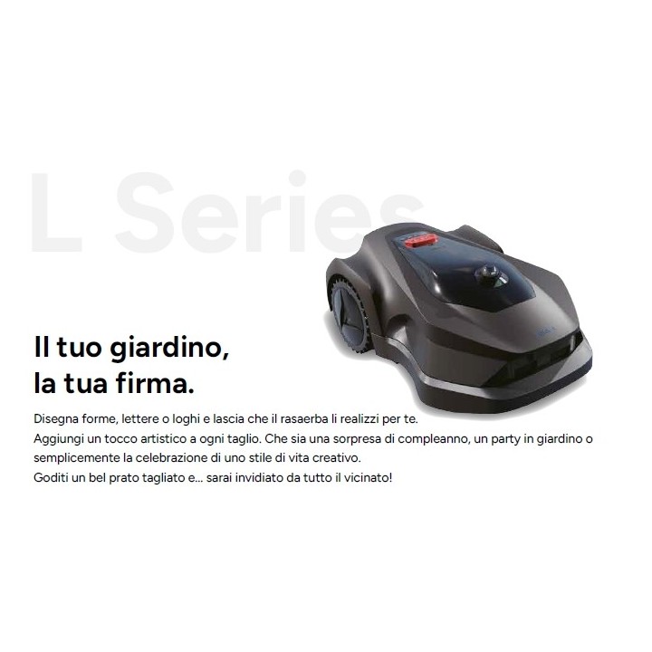 Robot tagliaerba iGarden L50 Wi-Fi - Bluetooth - 4G 3d LiDAR fino a 1800 mq | Newgardenmac.com