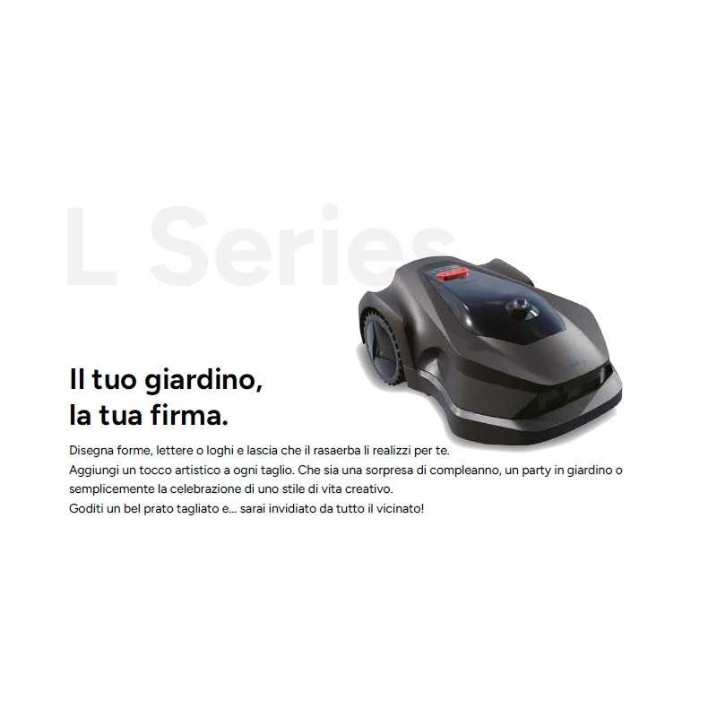 Robot tagliaerba iGarden LAWD60 Wi-Fi - Bluetooth - 4G 3D LiDAR fino a 2000 mq