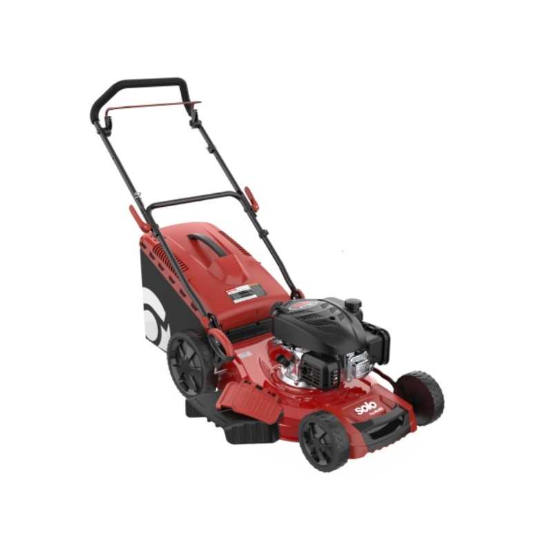 Cortacésped de gasolina SOLO 4716 P-A, ancho de corte 46 cm, recogedor de césped de 65 L