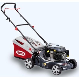 Tondeuse à gazon thermique AMA NRS 465, 146 cm³, largeur de coupe 46 cm, bac de ramassage 60 L | Newgardenmac.com