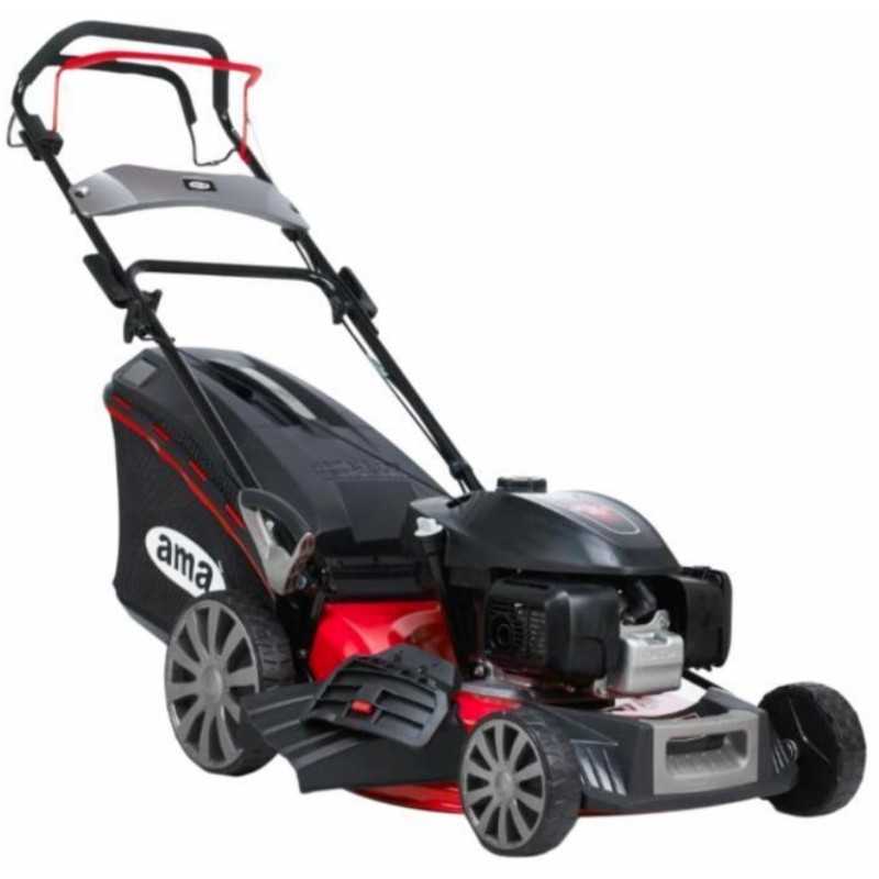 Cortacésped de gasolina AMA TRX 481H Honda de 166 cc, ancho de corte de 48 cm, recolector de césped de 60 L
