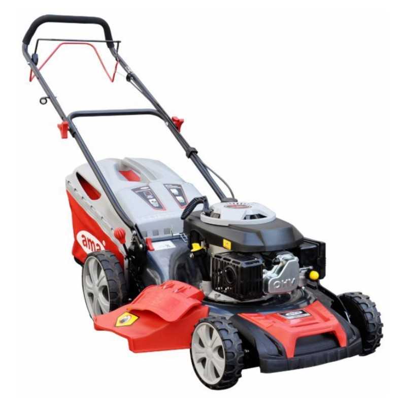 AMA NRT 465 petrol lawnmower, 146 cc, 46 cm cutting width, 60 L grass catcher