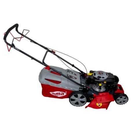 Tondeuse à gazon thermique AMA NRT 465, 146 cm³, largeur de coupe 46 cm, bac de ramassage 60 L