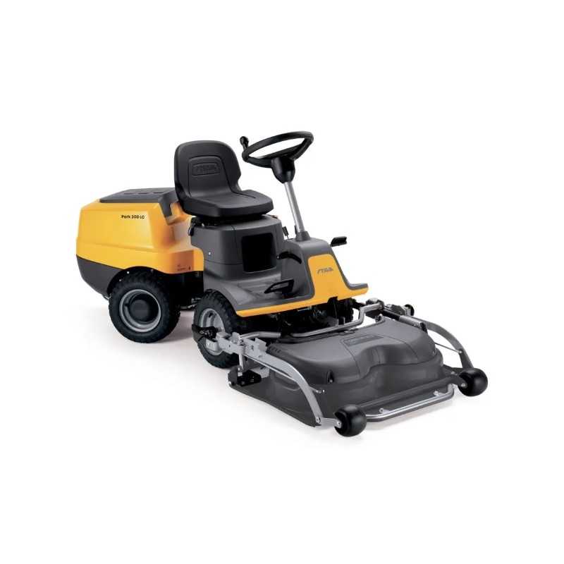 Trattorino tagliaerba a scoppio STIGA Park 300 LC 414cc piatto frontale incluso