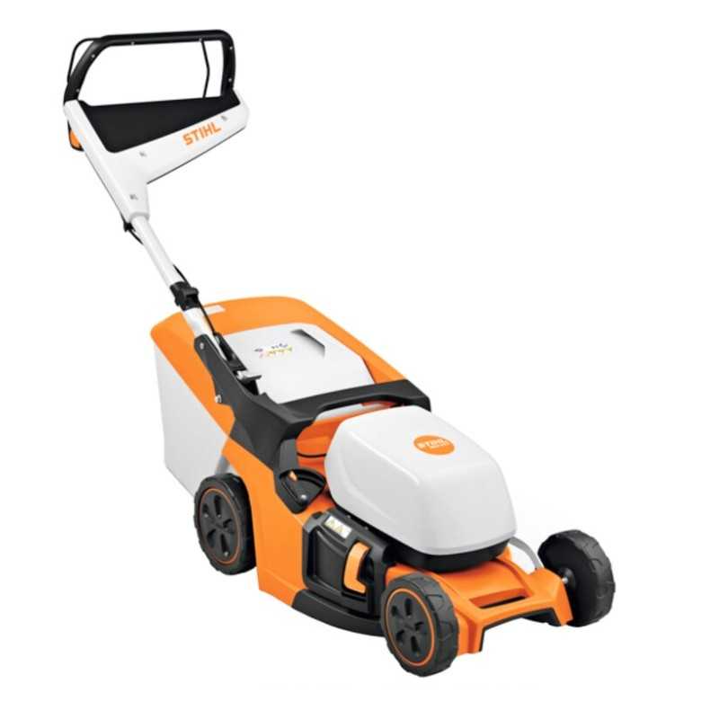 Tondeuse à gazon sans fil AK STIHL RMA443, largeur de coupe 41 cm, bac de ramassage 52 L