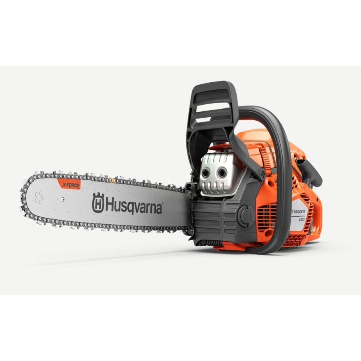 Professionelle Benzin-Kettensäge HUSQVARNA 450X, 50,2 cm³, 45 cm Schwertlänge | Newgardenmac.com