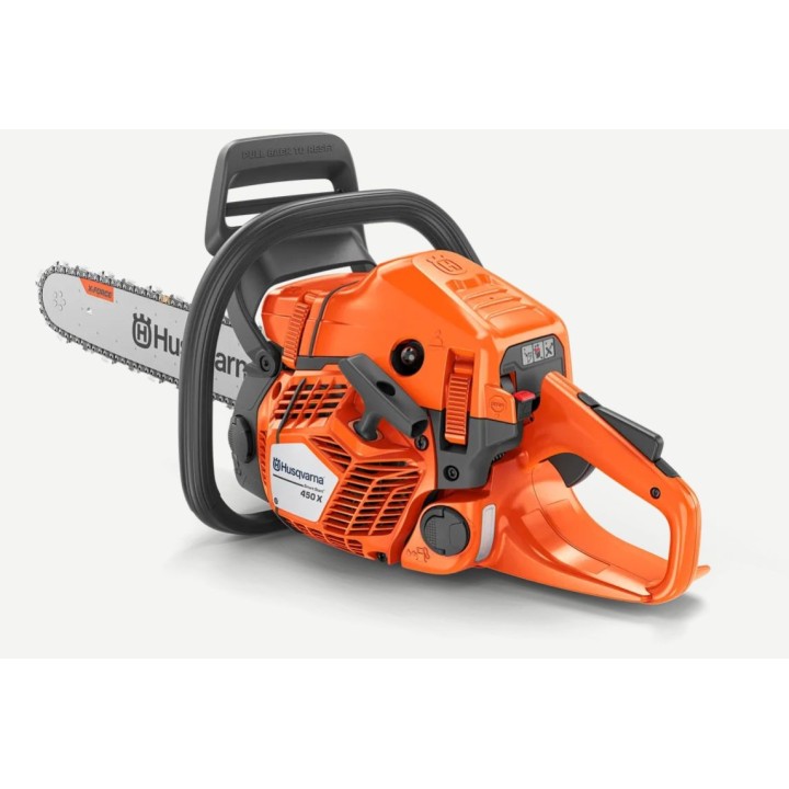 Motosega a scoppio professionale HUSQVARNA 450X 50,2cc lunghezza barra 45 cm | Newgardenmac.com