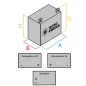 Batterie au lithium 7,5 Ah /12 V Pôle positif gauche pour tracteur de pelouse