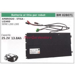 Batería de litio para robot serie L200 L300 stiga lizard 028071 | Newgardenmac.com