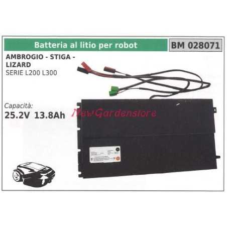 Lithium-Batterie für Roboter Serie L200 L300 stiga lizard 028071 | Newgardenmac.com