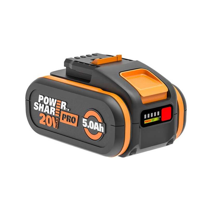 WA3645 - Batterie au lithium Worx 20 V 5 Ah