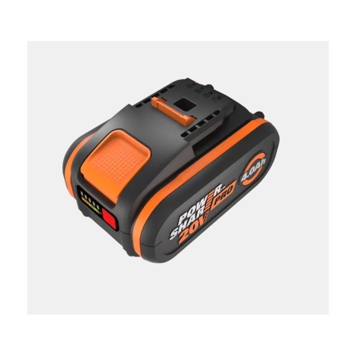 20 V 4.0 Ah WORX POWER SHARE PRO battery with charge indicator | Newgardenmac.com