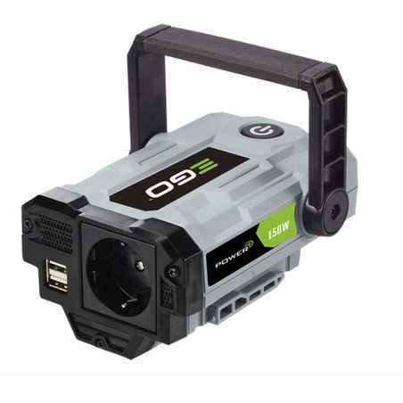 EGO PAD 1500 E power generator Inverter 150 Watt 2 USB ports 1 socket | Newgardenmac.com