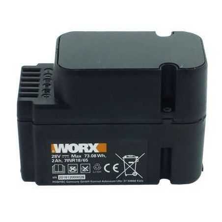 WA 3225 - Batteria al litio 28 V da 2 Ah Worx | Newgardenmac.com