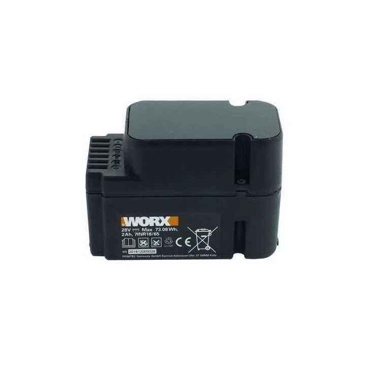 WA 3225 - Batteria al litio 28 V da 2 Ah Worx | Newgardenmac.com