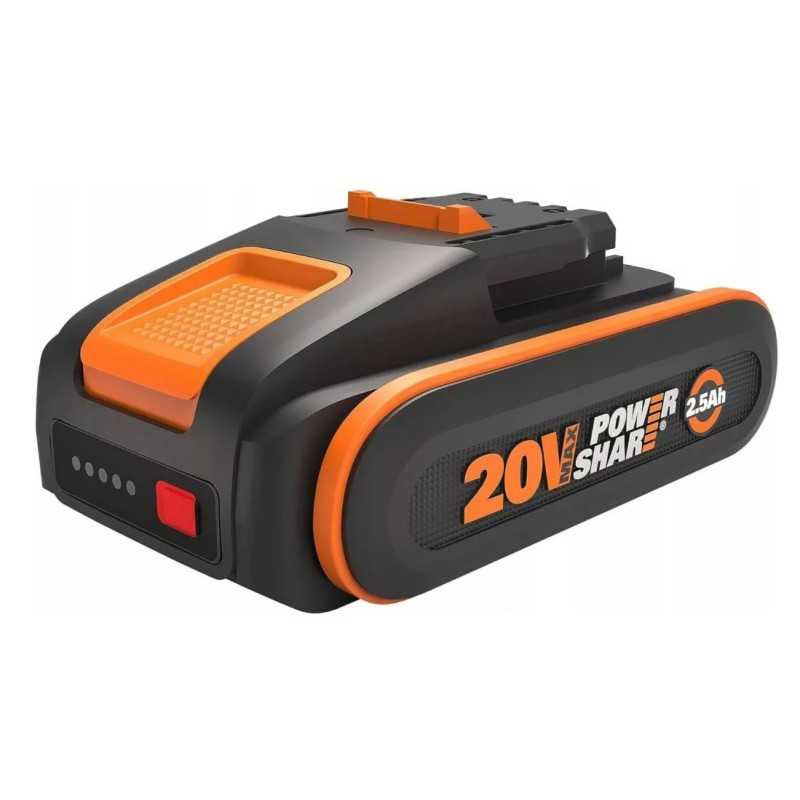 ORIGINAL WORX POWER SHARE 20V 2.5Ah WA3640 lithium battery