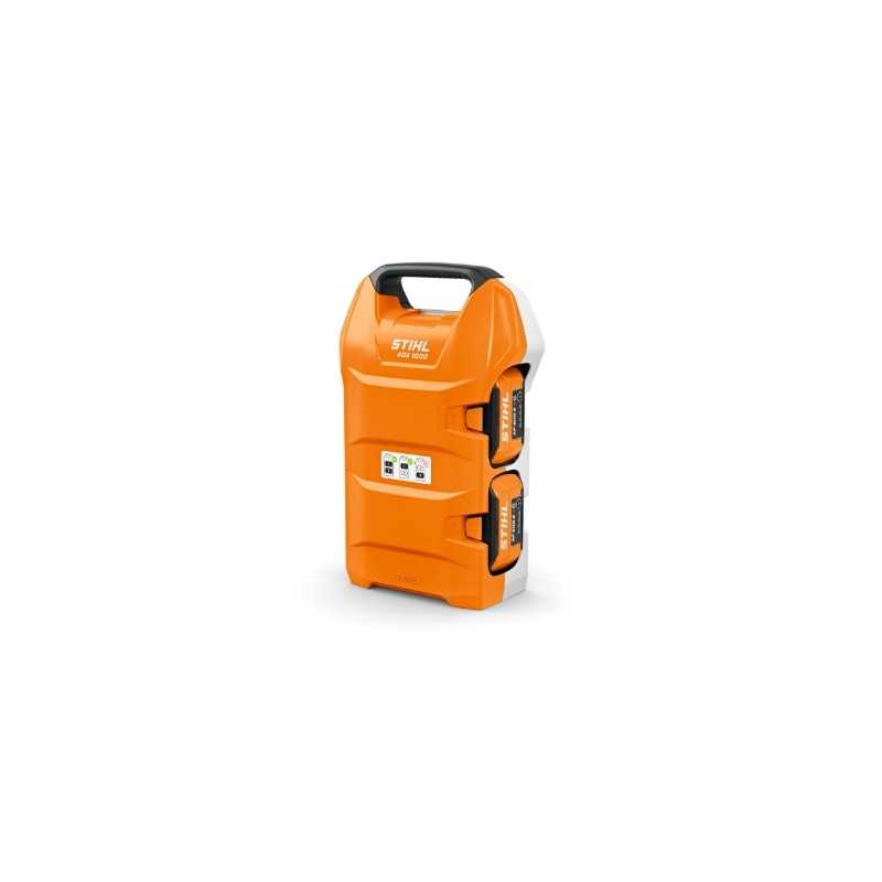 Dual compartment professional adapter for using two STIHL ADA1000 batteries