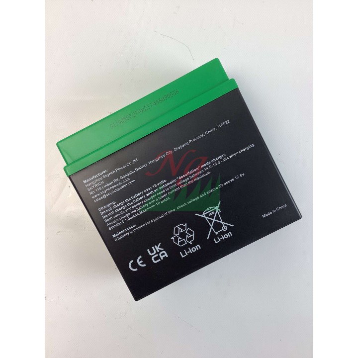Batería de litio para tractor de césped SKYRICH capacidad 22Ah tensión 12V | Newgardenmac.com