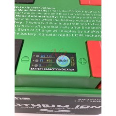 SKYRICH tracteur de pelouse batterie lithium capacité 32Ah tension 12V | Newgardenmac.com