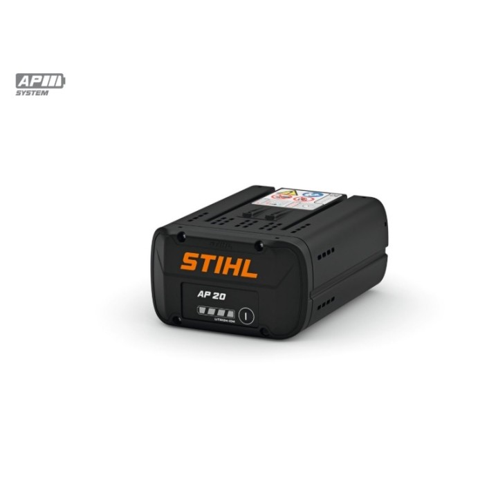 Batterie lithium-ion STIHL AP20, tension 36 V, capacité 2 Ah, charge à 4 LED | Newgardenmac.com