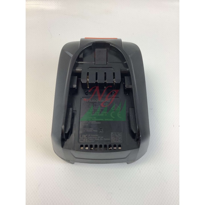 Batterie Li-Ion HUSQVARNA ASPIRE P4A 18-B72 tension 18V capacité 4Ah | Newgardenmac.com