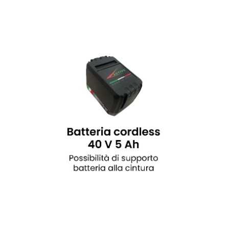 Batterie sans fil ACTIVE 40 V 5 Ah avec option clip ceinture | Newgardenmac.com