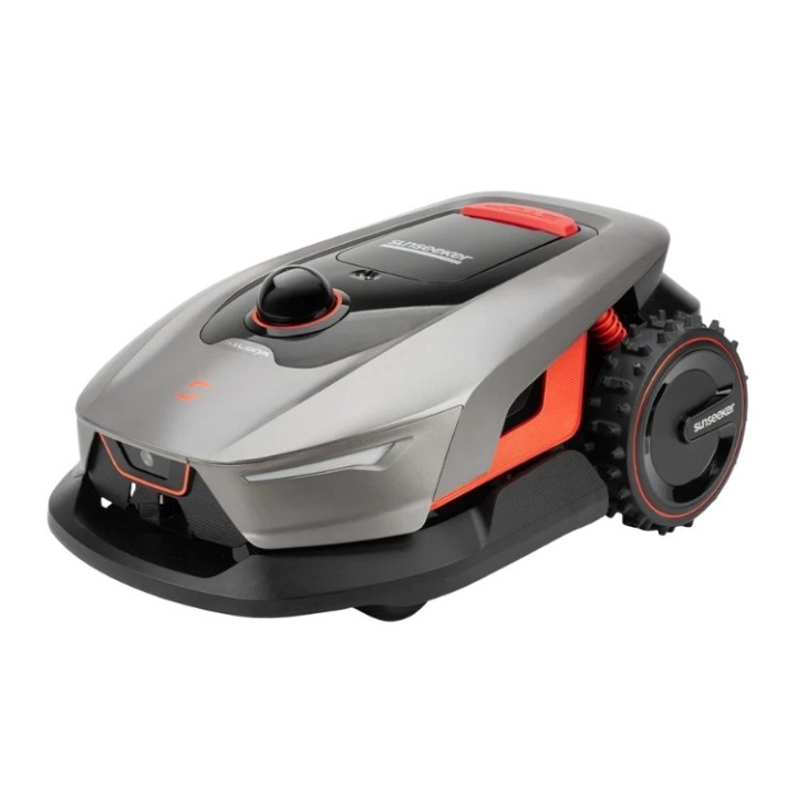 Robot tondeuse SUNSEEKER X4 1200m2 LiDAR 3D + Vision AI Wi-Fi - Bluetooth - 4G | Newgardenmac.com
