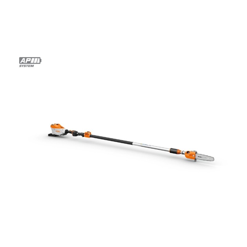 Podadora telescópica a batería AP STIHL HTA135 de 36 V, longitud máxima 405 cm