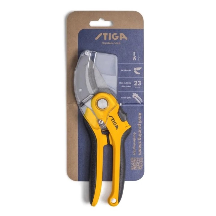 STIGA Incudine pruning shears, max cutting diameter 23 mm, comfort handle | Newgardenmac.com