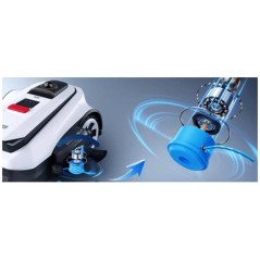 Robot lawnmower ECOVACS GOAT O1200 LiDAR PRO 1000m2 TruEdge Trimmer included + Care kit