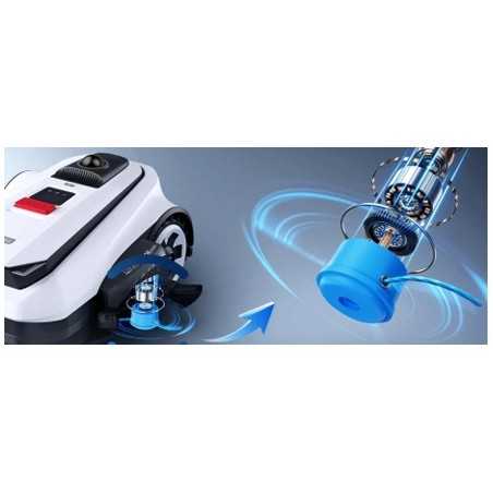 Tondeuse robot ECOVACS GOAT O1200 LiDAR PRO 1000m2 avec coupe-bordures TruEdge et kit d'entretien inclus