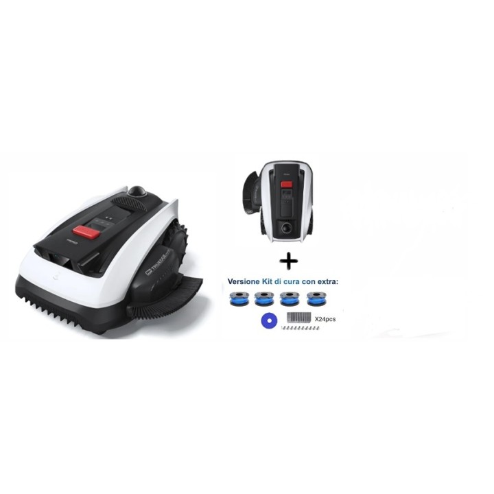 Robot lawnmower ECOVACS GOAT O1200 LiDAR PRO 1000m2 TruEdge Trimmer included + Care kit | Newgardenmac.com