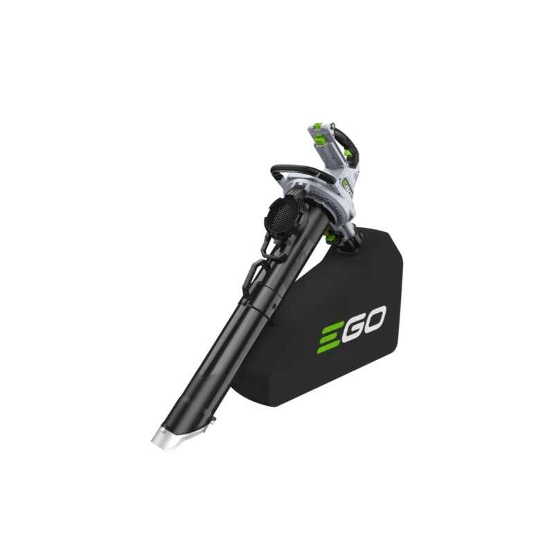 EGO LV5000E 56V battery-powered blower/vacuum cleaner with an air speed of 335 km/h.