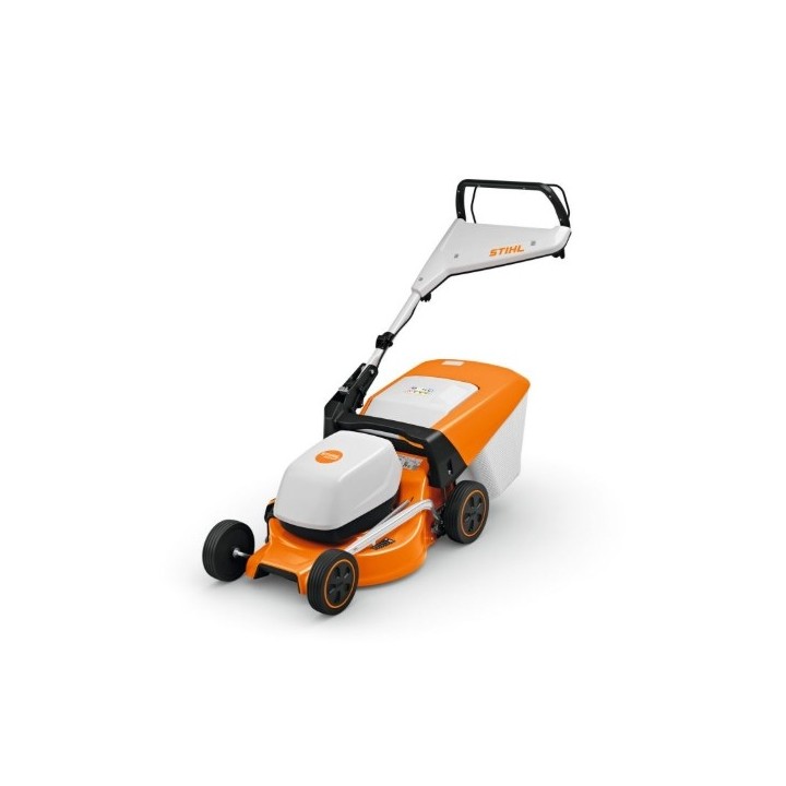 Tagliaerba a batteria AK STIHL RMA248 larghezza taglio 46 cm cesto 52 L | Newgardenmac.com