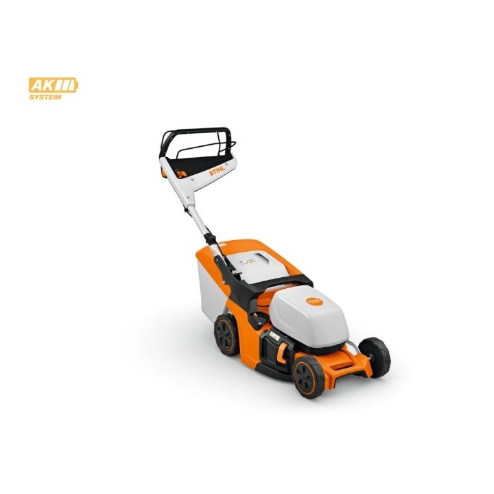 Cortadora de césped a batería AK STIHL RMA443V, ancho de corte de 41 cm, recolector de césped de 52 L | Newgardenmac.com